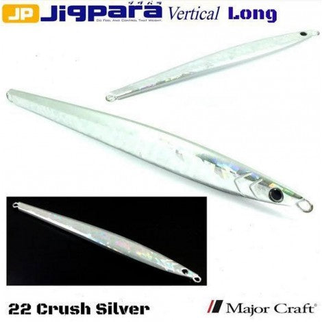 Major Craft Jigpara Vertical Jig - 300g Crush Silver