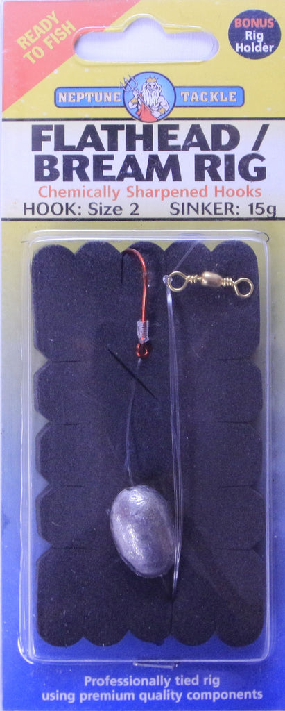Neptune Tackle Bream and Flathead Rig chemically sharpened CBFR – Mid ...