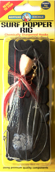 Neptune Tackle Surf Popper Rig - Large Red SPRLR – Mid Coast Fishing ...