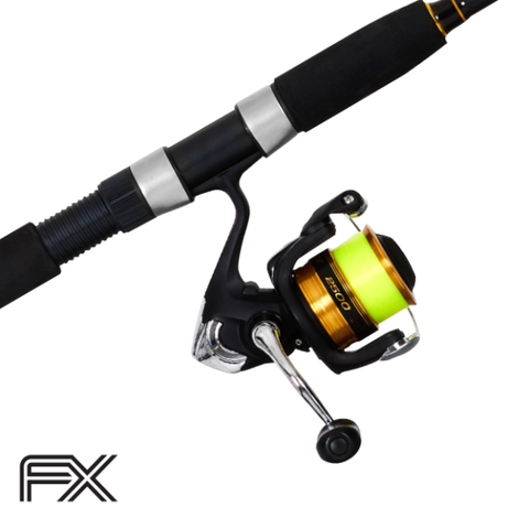 SHIMANO FX Rod & Reel 6'6" 2 Piece 2-4kg Combo