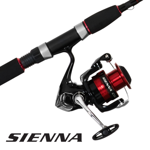 SHIMANO SIENNA COMBO 6'8" 2 Piece 3-6kg Rod, 4000FG SPIN REEL CMBSN2002