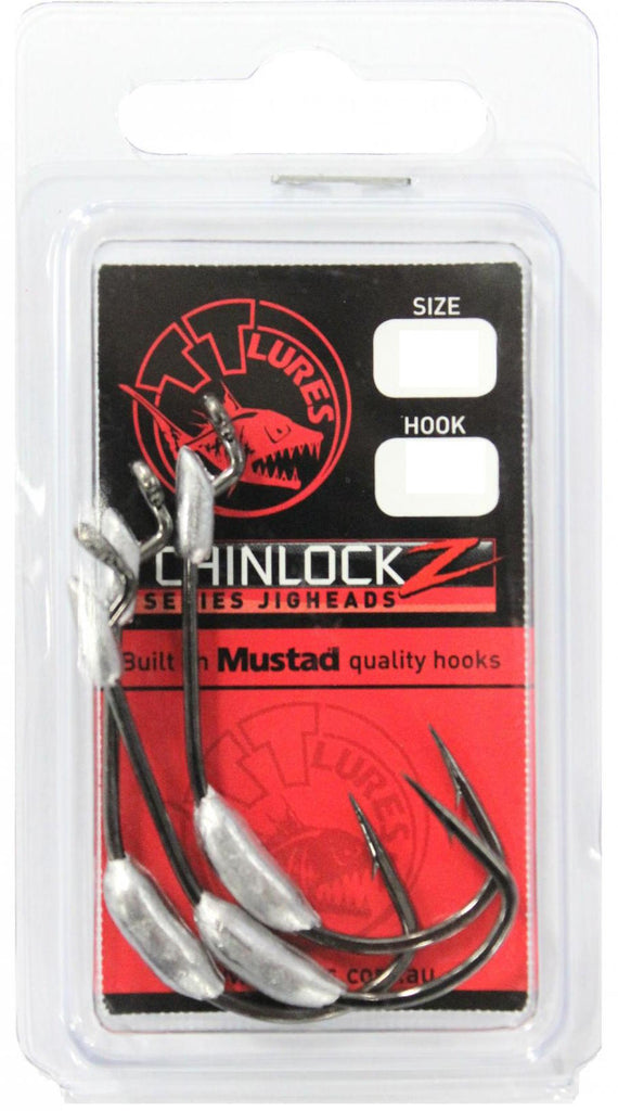 TT Lures ChinlockZ SWS Series Jig Heads - Size #3/0 1/8th oz – Mid Coast  Fishing Bait & Tackle