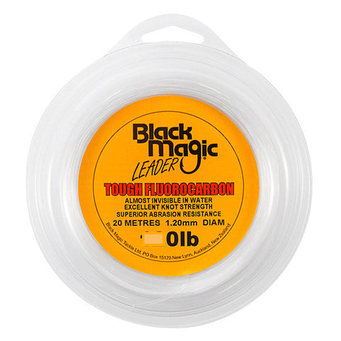 Black Magic Tough Fluorocarbon Fishing Leader 20lb 100m