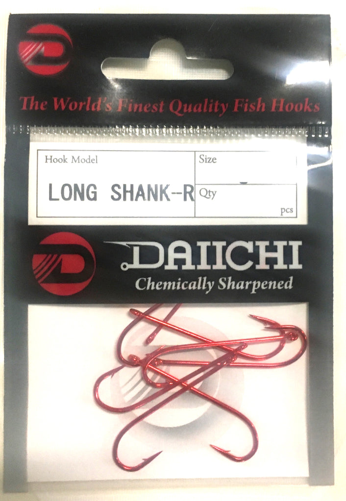 daiichi size 10 fishing hooks Daiichi Long Shank-R Hook Pocket Pack