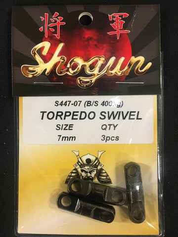 Shogun Torpedo Swivel - 7mm 400kg, 3 pcs #S447-07