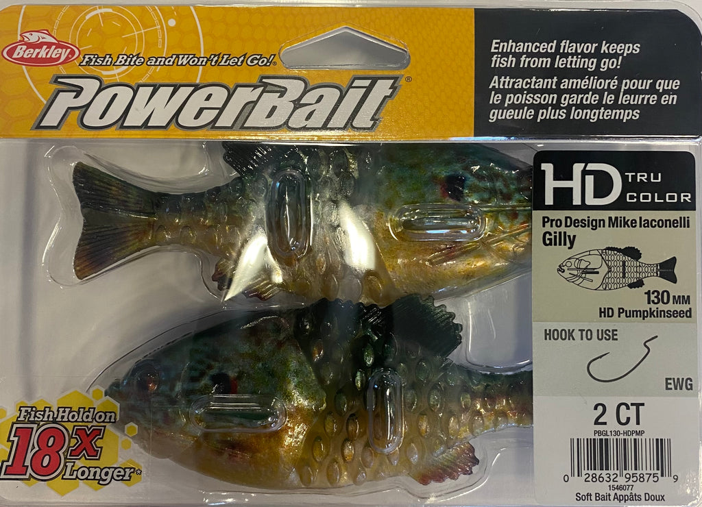 Berkley PowerBait Gilly 130mm HD Pumpkinseed 1546077 – Mid Coast Fishing  Bait & Tackle