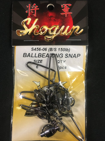 Shogun Ball Bearing Snap Swivel - Size 6 150lb, 5 pcs #S456-06