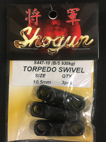 Shogun Torpedo Swivel - 10.5mm 930kg, 3 pcs #S447-10