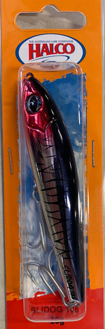 Halco Slidog Lure 105mm 28g - R49 Chrome Tiger