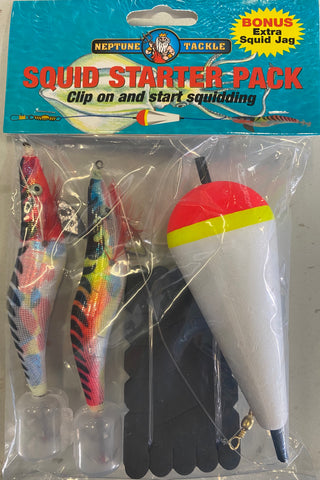 Neptune Squid Jig Rig Starter Pack with two Squid Jigs SSP