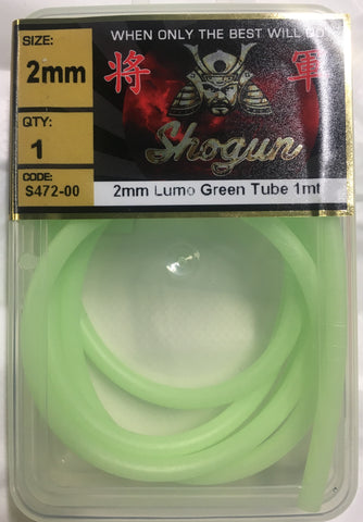 Shogun Lumo Green Poly Tube - 2.0mm #S472-00