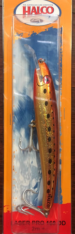 Halco Laser Pro 160DD Lure - Colour H70 King Brown