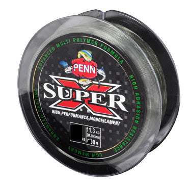 Penn Super X Mono Fishing Line - 15lb 600m XM615